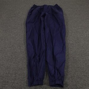 Vintage Nike Track Pants Mens Large Blue Nylon Jogger Elastic Waist 90s Y2K